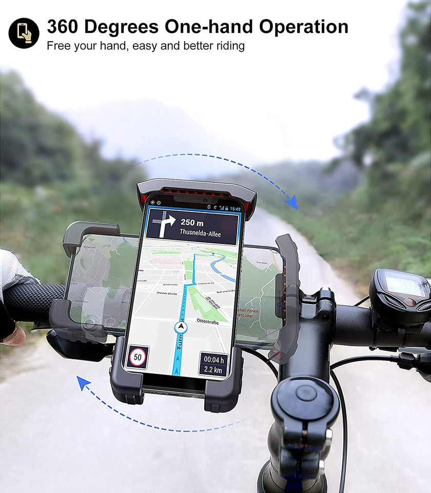 Heavy-Duty Phone Holder | Fits all 50cc-250cc Motorcycles