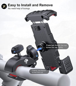 Heavy-Duty Phone Holder | Fits all 50cc-250cc Motorcycles