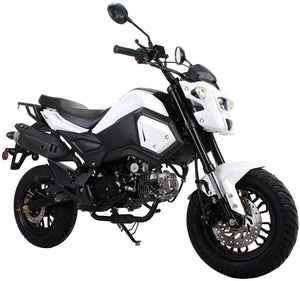 Boom SR6 Vader GEN II 125cc Motorcycle | BD125-10 White