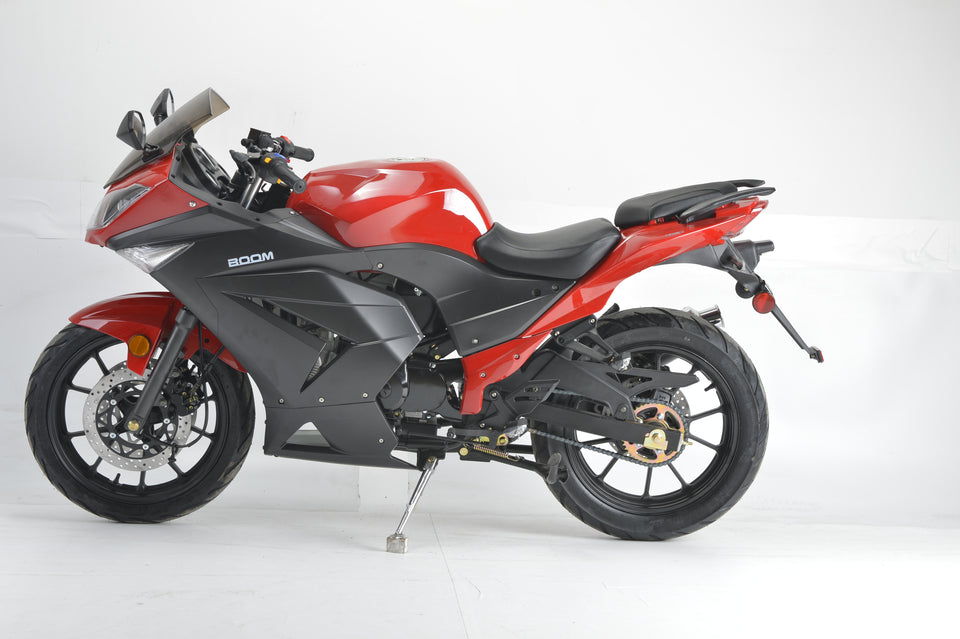 BD125-11GT - 2020 Boom Ninja GT 125cc Motorcycle - Red
