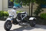 Boom Ruckus 50cc Trike Scooter - BD50QT-3ATW White