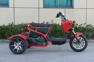 Boom Ruckus 50cc Trike Scooter - BD50QT-3ATW