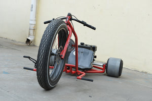Drift Trike Gang Fat Drifter Three-Wheels 200cc Red & Black (Black Seat)