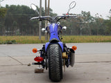 DongFang DF250RTF Mini Chopper Motorcycle Blue Rear