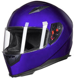 Lightweight Full Face Street Bike Motorcycle Helmet Blue