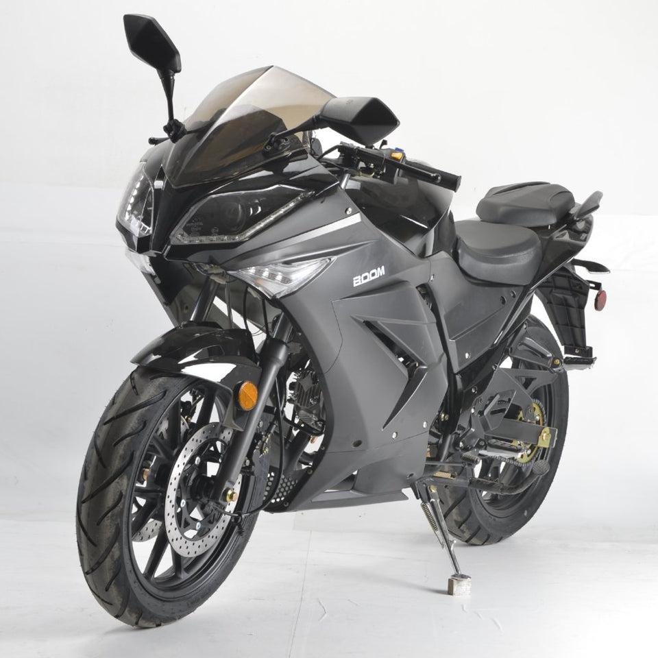 BD125-11GT Boom Ninja Kawasaki clone 125cc motorcycle Black