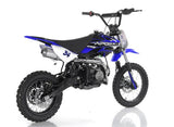 Semi Automatic Apollo 110cc Motocross Dirt Bike - Middle View