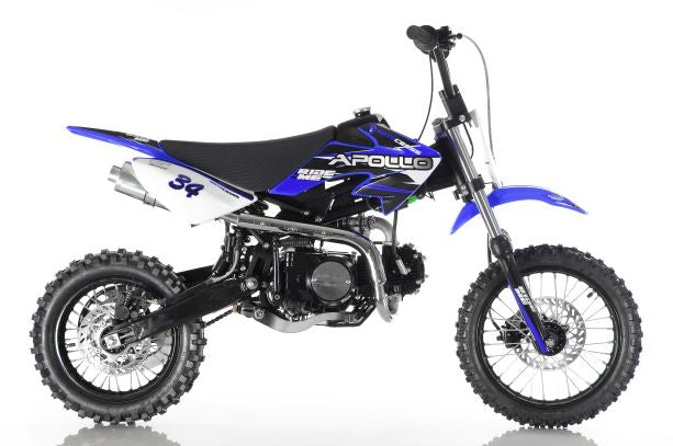 Apollo 110cc Motocross Dirt Bike - Semi Automatic DB-34 | AGB-34CRF-110
