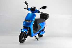 Boom Cirkit LED Electric Moped Scooter 500W 48V - Blue