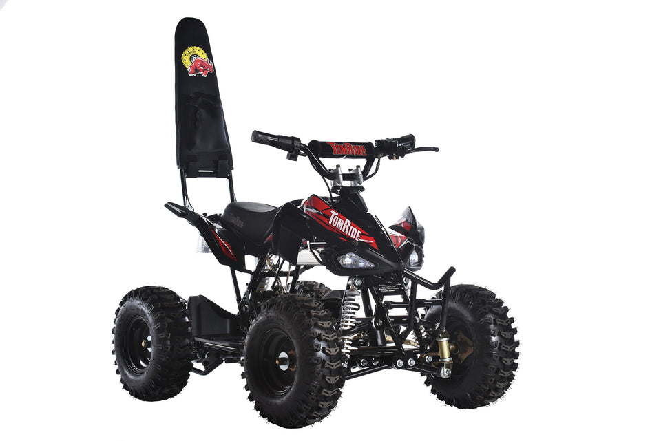 TomRide Electric ATV Quad VTT 500 Watts 24 Volts TR240 Red Black Back Rack + $40