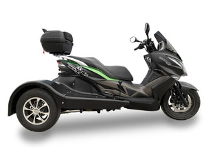 IceBear Maximus 300cc Moped Trike Scooter - Fuel Injected - PST300-20 Green