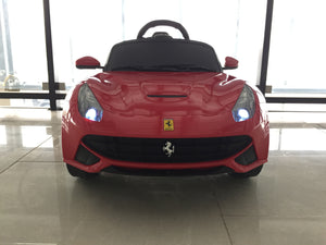 Ferrari F12 Berlinetta Electric Power Wheels Toy Car 12V - Red