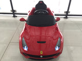 Ferrari F12 Berlinetta Electric Power Wheels Toy Car 12V - Red - Front
