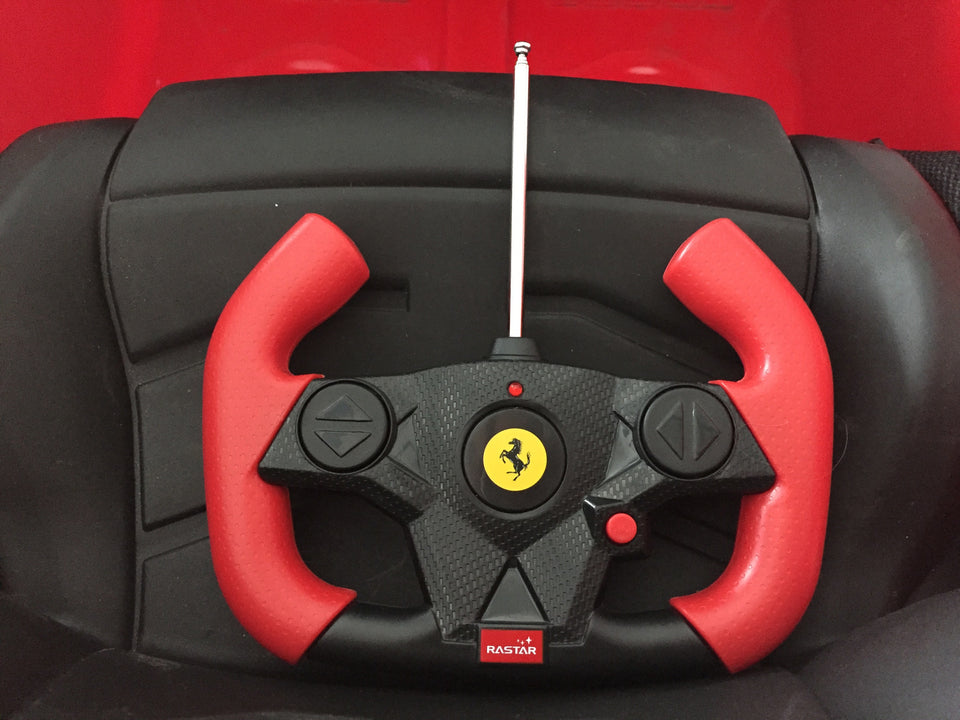 Ferrari F12 Berlinetta Electric Power Wheels Toy Car 12V - Red