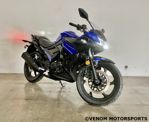 Buy Blue Lifan KPR 200 Motorcycle | 200cc EFI | Fuel-Injected LF200-10S | CARB APPROVED