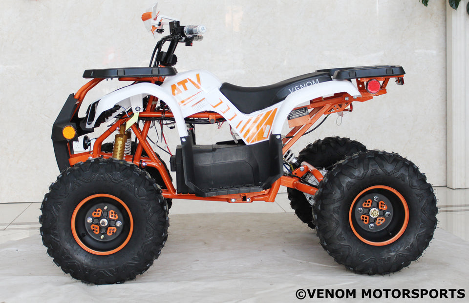 2020 Electric Teen-Size ATV Quad - Side View - Venom