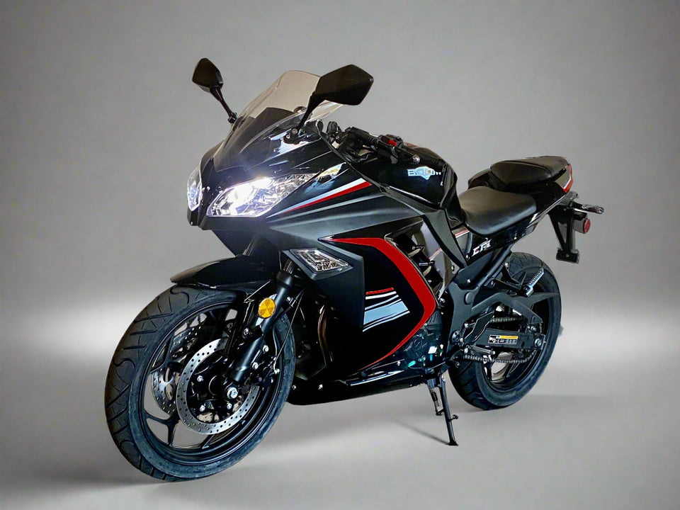 SuperBike 250cc Fuel-Injected Motorcycle | BD250-5 Black