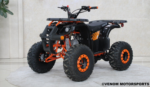 Venom Grizzly 125cc ATV Quad - Fully Automatic [PRE ORDER] Black