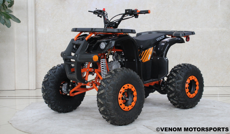 Venom Grizzly 125cc ATV Quad - Fully Automatic [PRE ORDER] Black
