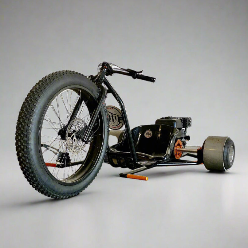3 wheel bicycle drift Madd Gear Trike, Black and Blue degree turns Venom Drift Trike | 200cc