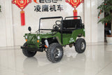 Venom 125cc Willy's Mini Jeep UTV Army Green