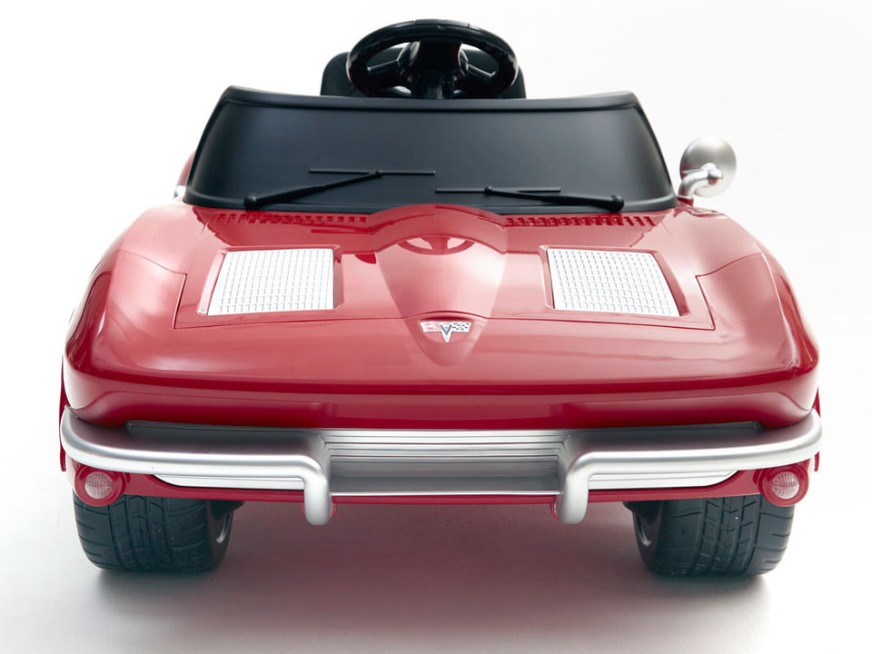 Corvette Stingray 12V Electric Toy RC Car - Red