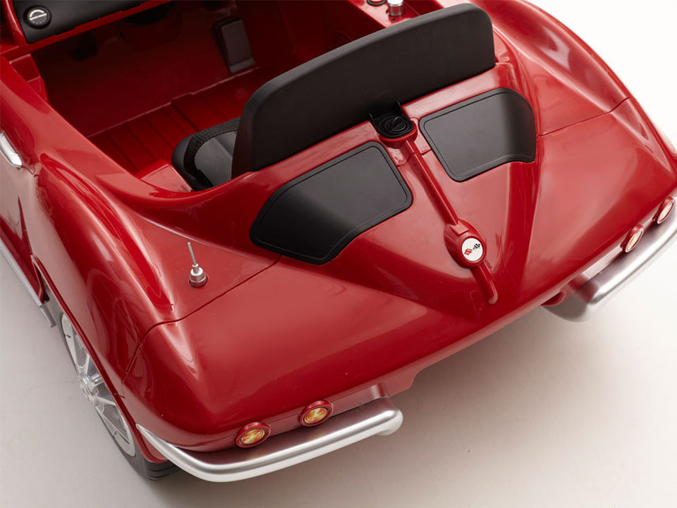 1963 Corvette Stingray 12V Electric Toy RC Car - Red