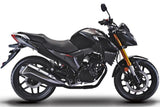 Lifan KP-200 Fuel-Injected Motorcycle - LF200-10R Black 2-Year Warranty (Included)