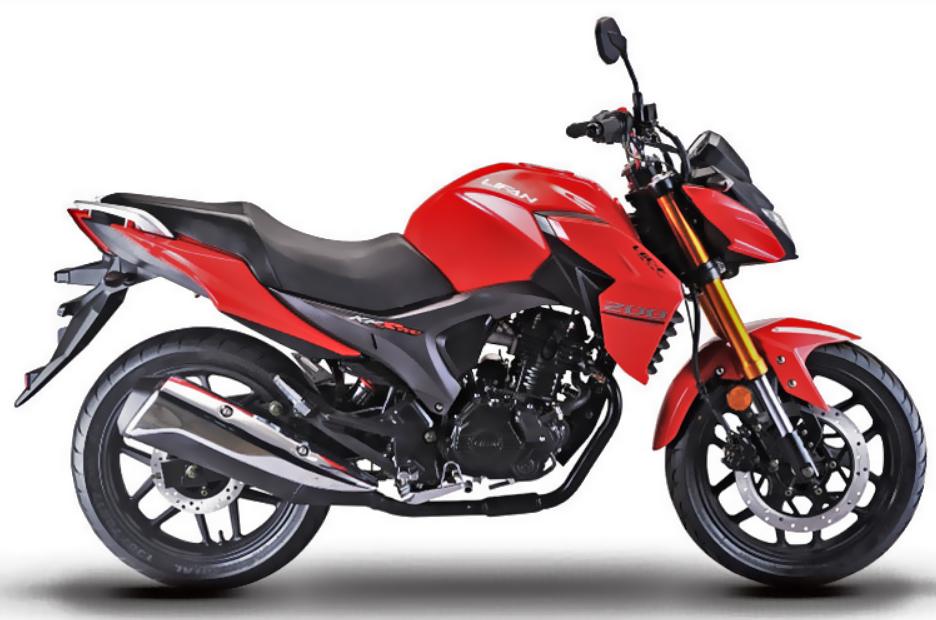 Lifan KP-200 Fuel-Injected Motorcycle - LF200-10R Red 2-Year Warranty (Included)