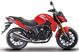 Lifan KP-200 Fuel-Injected Motorcycle - LF200-10R Red 2-Year Warranty (Included)