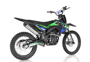 Apollo 250cc RFZ Motocross Dirt Bike | 5-Speed Manual | DB-36 Green