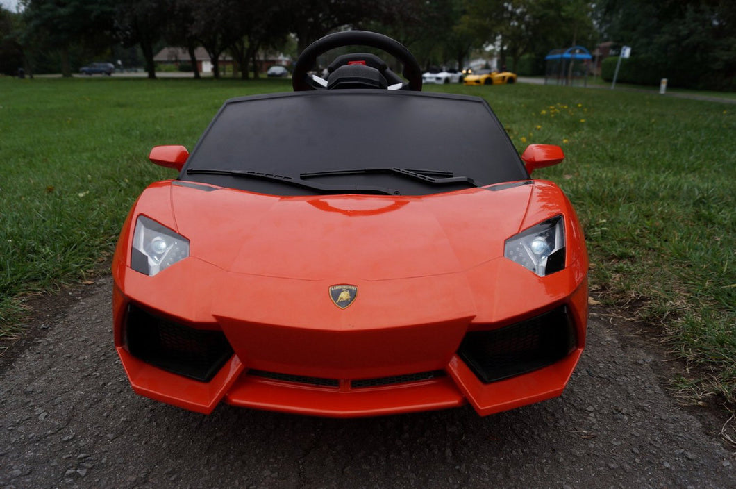 Lamborghini Aventador LP700-4 Electric Toy Car 6V - Orange