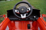 Lamborghini Aventador LP700-4 Electric Toy Car 6V - Orange - Steering