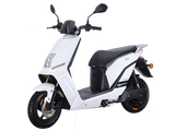 Lifan E3 1200W 60V Lithium Electric Moped Scooter - Street Legal - LF1200DT White 2-Year Warranty (Included)