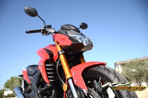  Lifan KP-200 Fuel-Injected Motorcycle - Front View