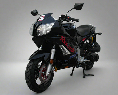 Roma 150cc Automatic Motorcycle - Street Legal Black