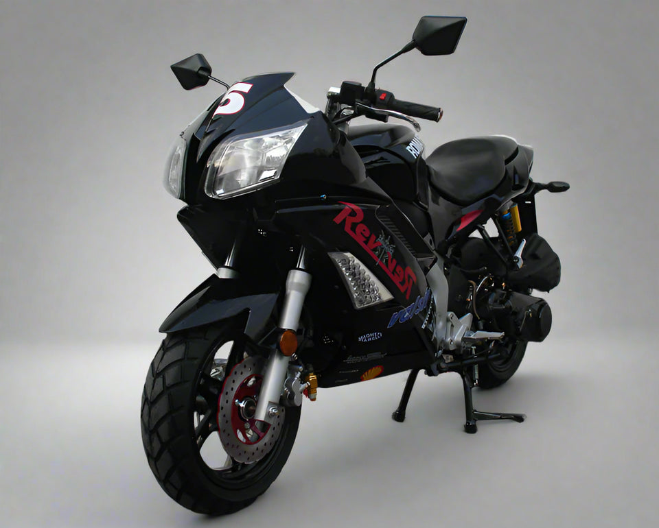 Roma 150cc Automatic Motorcycle - Street Legal Black