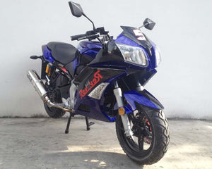 Street Legal 2023 Roma 150cc Automatic Motorcycle - Blue