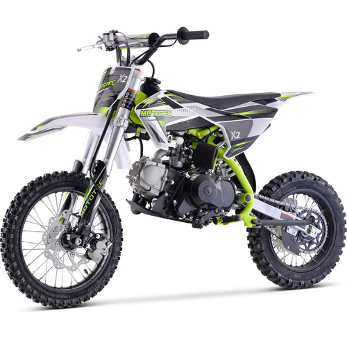 Mototec X2 Motocross 110cc Dirt Bike | 4-Speed Semi-Automatic
