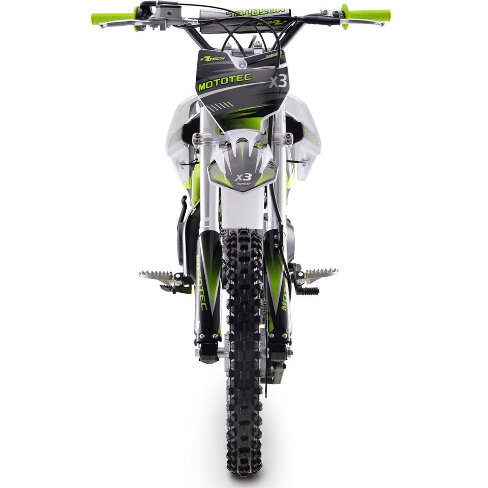 Mototec X3 Motocross 125cc Dirt Bike | 4-Speed Manual Transmission