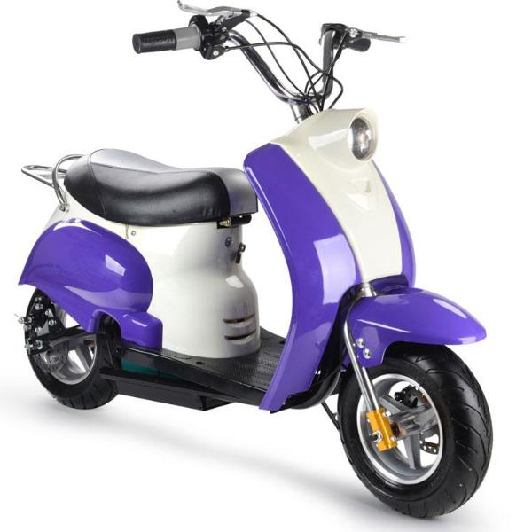 MotoTec Electric 350w Moped Scooter 24v