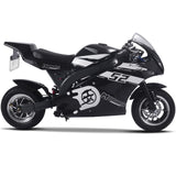 mototec 1000w pocket bike - black