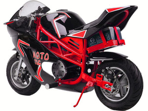 mototec 500w pocket bike red