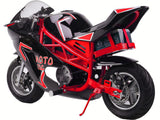 Mototec Premium 500W Electric Mini Pocket Bike 36V