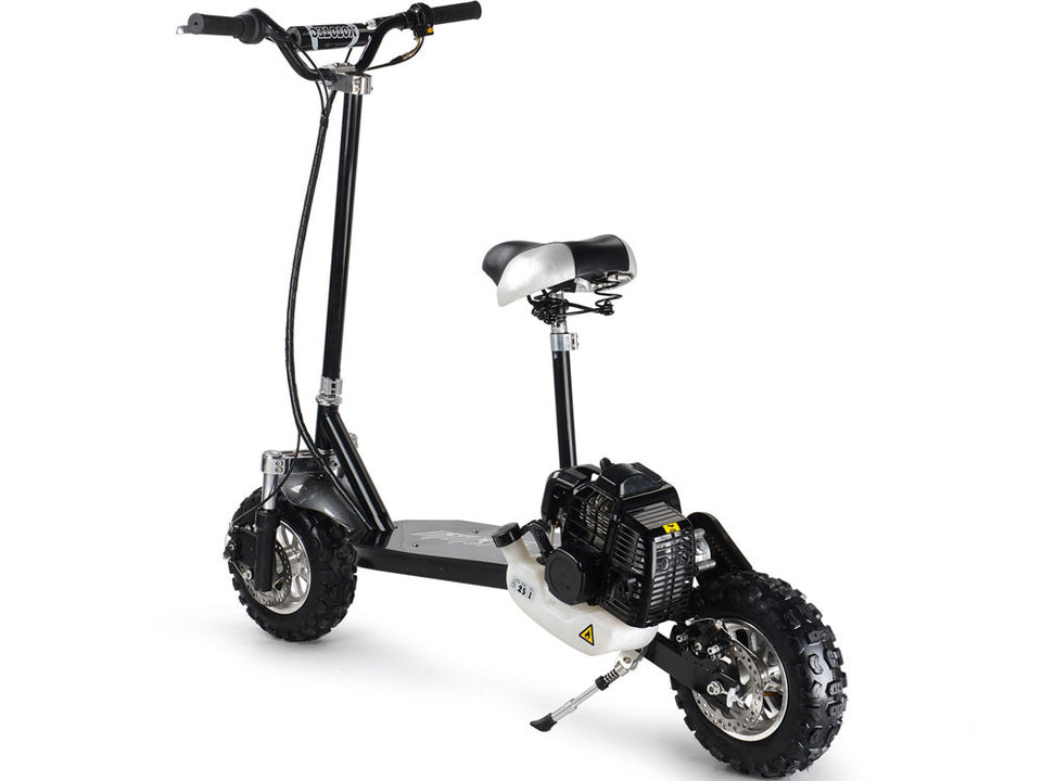 Premium 49cc Gas Power Stand Up Scooter Board with Seat - 3 Speed