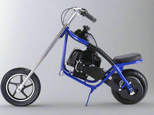 Mototec Villain 50cc Mini Chopper | 2-Stroke - Mid View