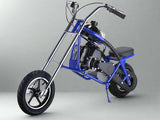 Mototec Villain 50cc Mini Chopper Blue