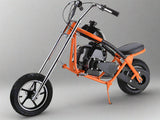 MT-MC_Orange 50cc min chopper for kids near me. United States mototec mini choppers for sale