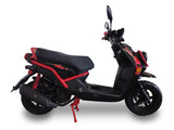 Icebear Malibu 150cc Moped Scooter | Street Legal | PMZ150-10 - Red