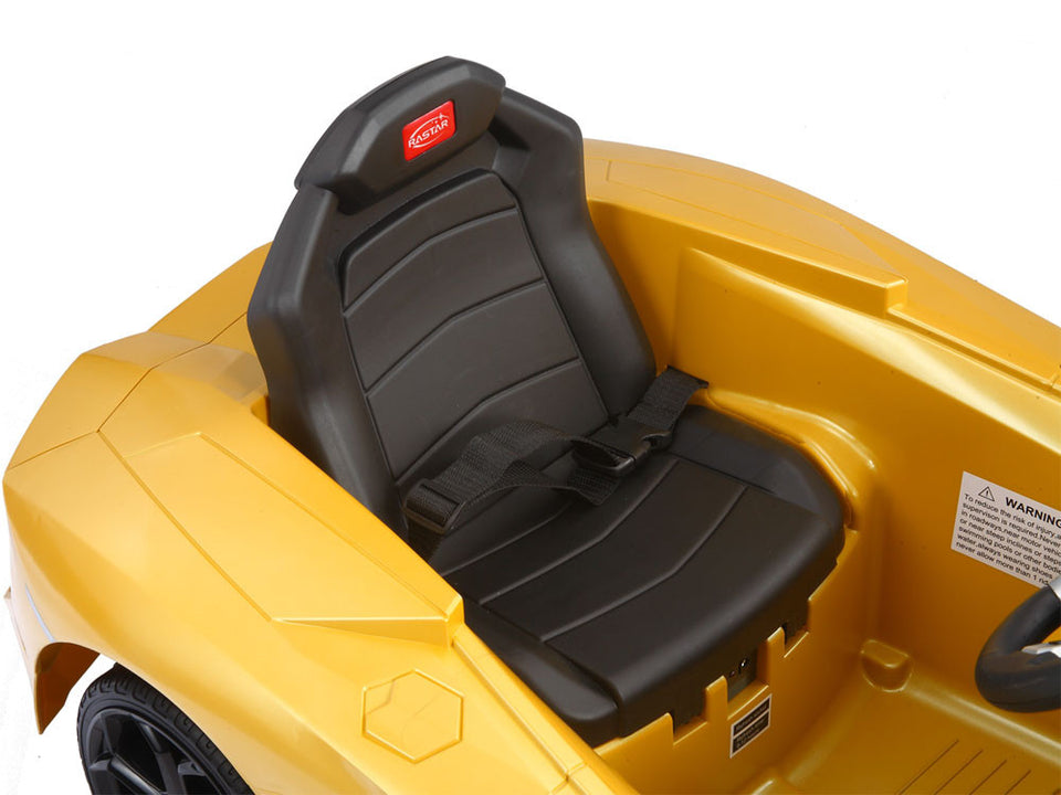 Lamborghini Aventador LP700-4 Electric Power Wheels Toy Car 6V - Yellow